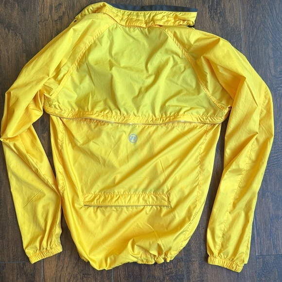 NOVARA Nylon Yellow Zip Road Cycling Wind Rain Pockets Jacket Mens Small (G11) - Picture 5 of 9
